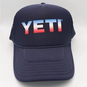 Navy Yeti Trucker Hat